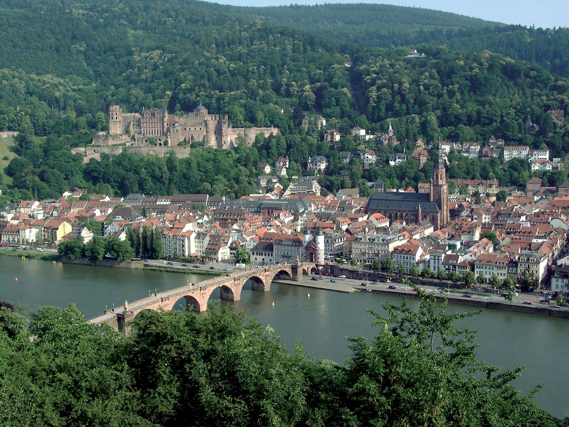 Stadtmotiv in Heidelberg – Heidelberg corr